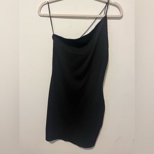 Black tight dress